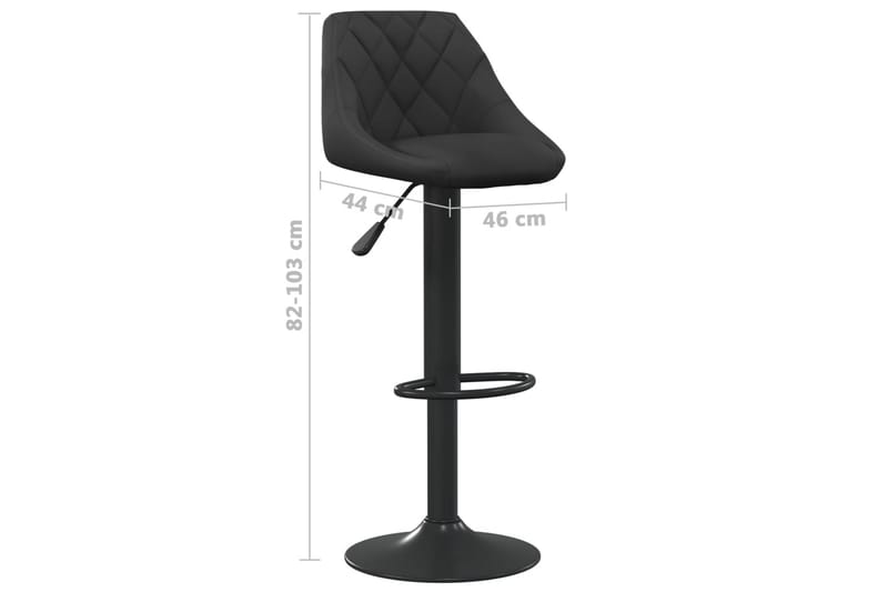 Barstol svart sammet - Svart - Möbler - Matplats - Barmöbler - Barstolar