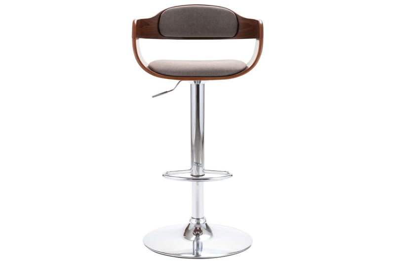 Barstol plywood och taupe tyg - Brun - Möbler - Matplats - Barmöbler - Barstolar