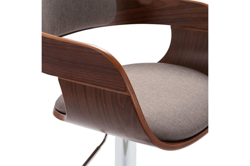 Barstol plywood och taupe tyg - Brun - Möbler - Matplats - Barmöbler - Barstolar