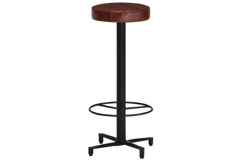 Barstolar 2 st 76 cm äkta läder - Brun - Möbler - Matplats - Barmöbler - Barstolar