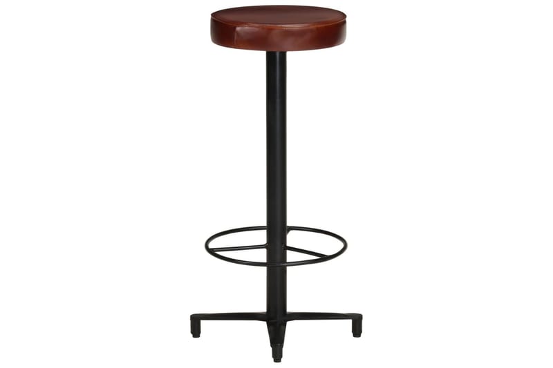 Barstolar 2 st 76 cm äkta läder - Brun - Möbler - Matplats - Barmöbler - Barstolar