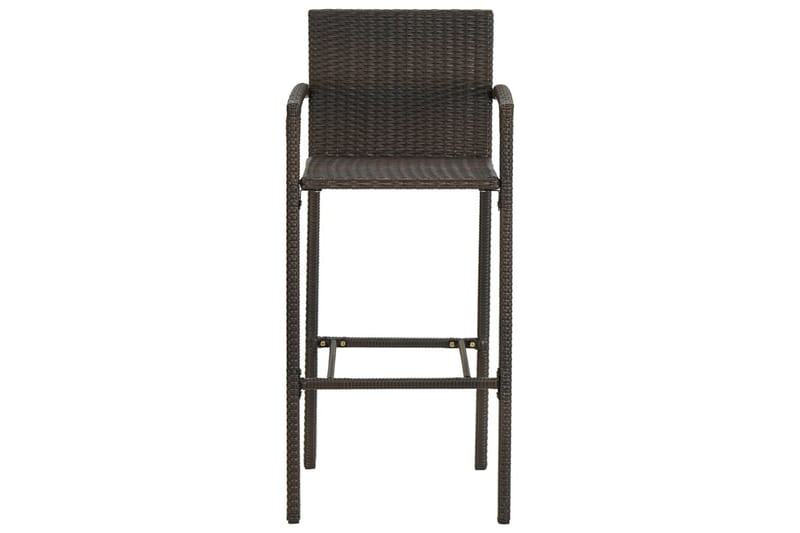 Barstolar 2 st brun konstrotting - Brun - Möbler - Matplats - Barmöbler - Barstolar