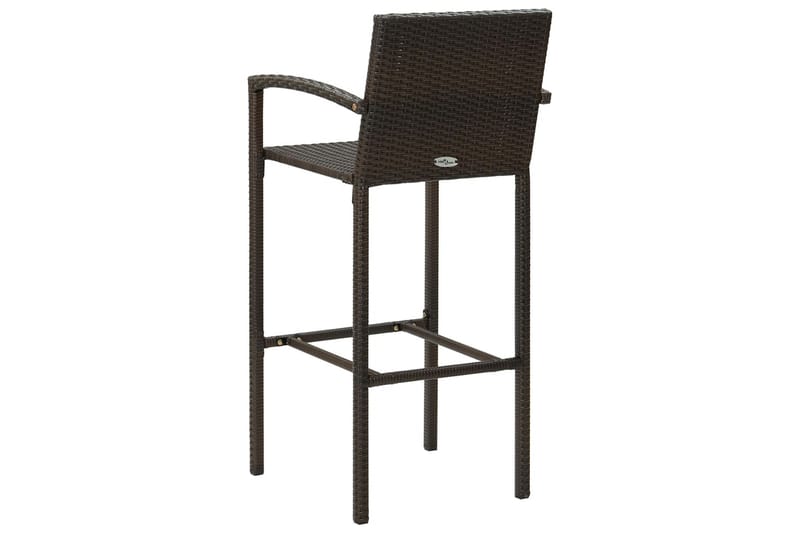 Barstolar 2 st brun konstrotting - Brun - Möbler - Matplats - Barmöbler - Barstolar