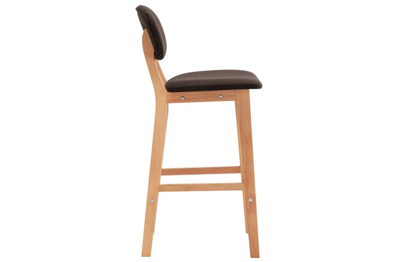 Barstolar 2 st brun tyg - Brun - Möbler - Matplats - Barmöbler - Barstolar