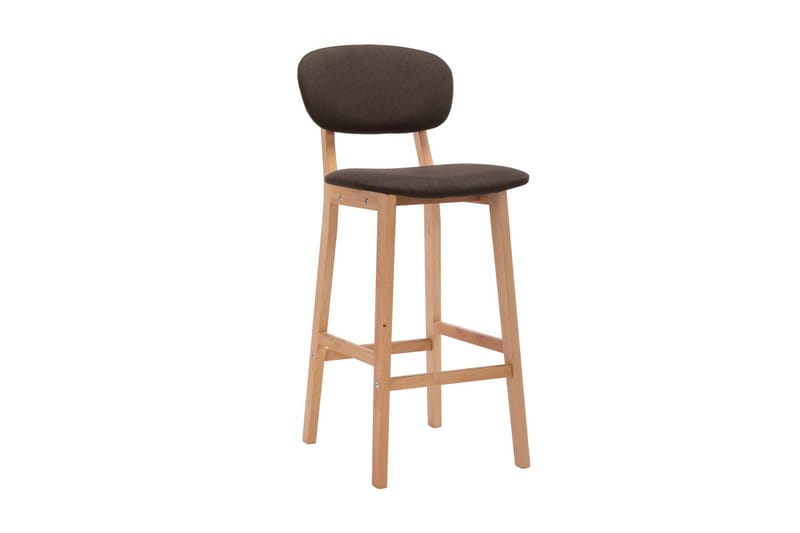 Barstolar 2 st brun tyg - Brun - Möbler - Matplats - Barmöbler - Barstolar