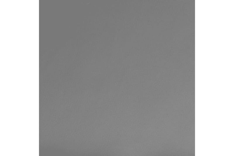 Barstolar 2 st grå konstläder - Grå - Barstolar