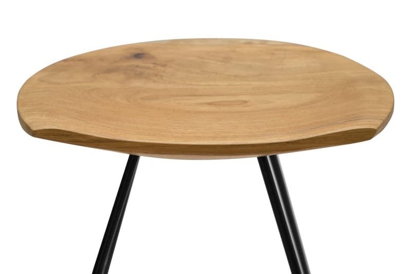 Barstolar 2 st massiv teak - Brun - Möbler - Matplats - Barmöbler - Barstolar