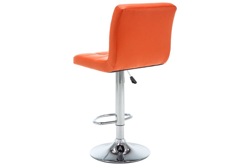 Barstolar 2 st orange konstläder - Orange - Möbler - Matplats - Barmöbler - Barstolar