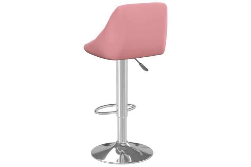 Barstolar 2 st rosa sammet - Rosa - Möbler - Matplats - Barmöbler - Barstolar