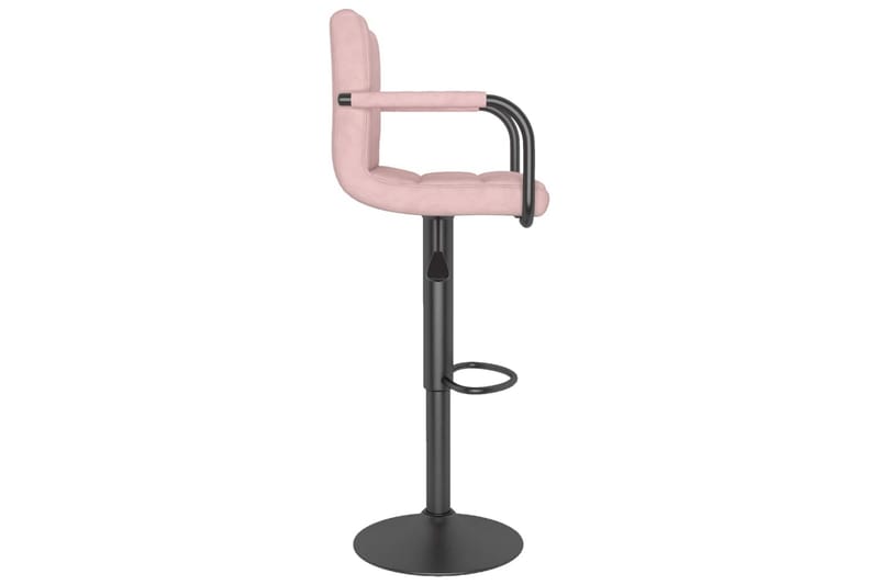 Barstolar 2 st rosa sammet - Rosa - Möbler - Matplats - Barmöbler - Barstolar