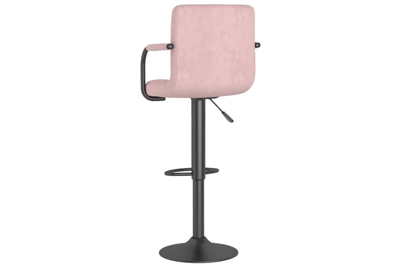 Barstolar 2 st rosa sammet - Rosa - Möbler - Matplats - Barmöbler - Barstolar