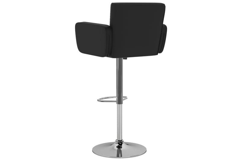 Barstolar 2 st svart konstläder - Svart - Möbler - Matplats - Barmöbler - Barstolar