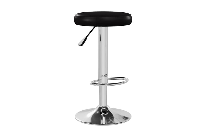 Barstolar 2 st svart konstläder - Svart - Möbler - Matplats - Barmöbler - Barstolar