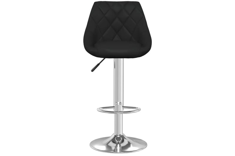 Barstolar 2 st svart konstläder - Svart - Möbler - Matplats - Barmöbler - Barstolar