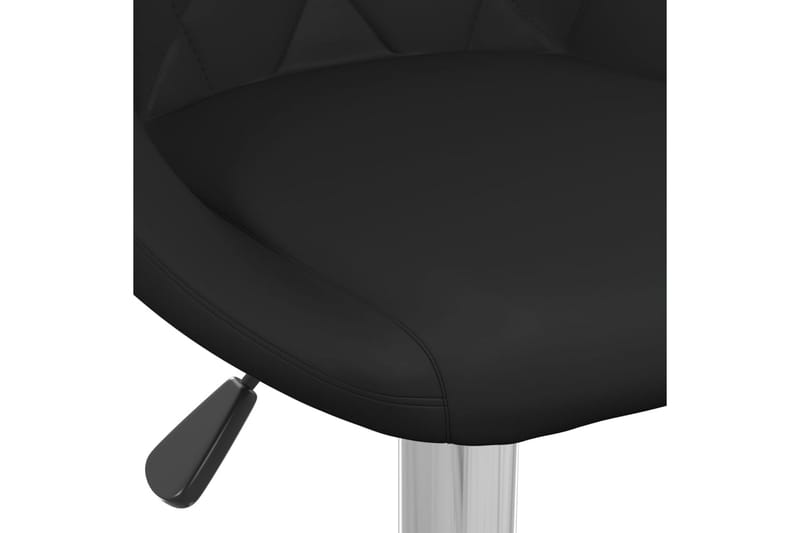 Barstolar 2 st svart konstläder - Svart - Möbler - Matplats - Barmöbler - Barstolar