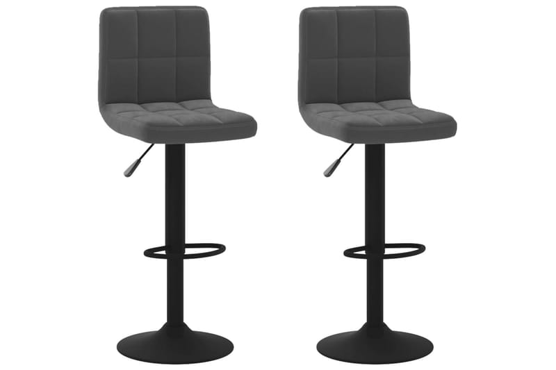 Barstolar 2 st svart sammet - Svart - Möbler - Matplats - Barmöbler - Barstolar