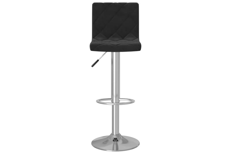 Barstolar 2 st svart sammet - Svart - Möbler - Matplats - Barmöbler - Barstolar
