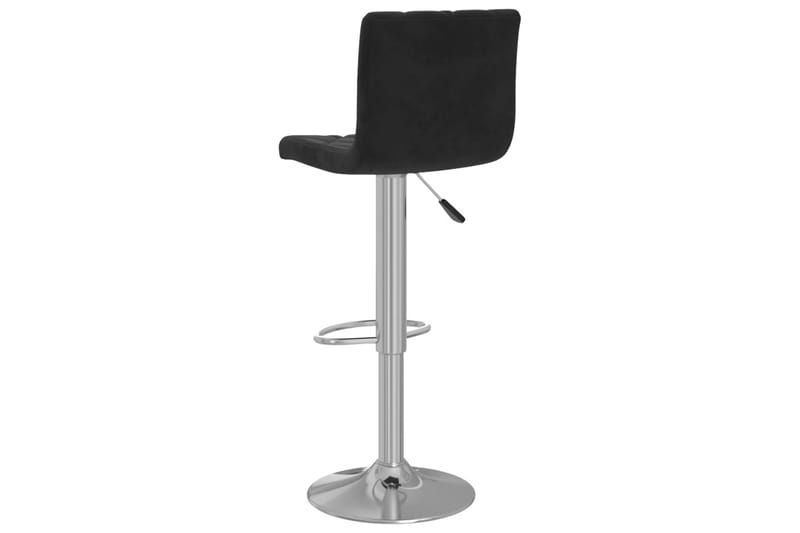 Barstolar 2 st svart sammet - Svart - Möbler - Matplats - Barmöbler - Barstolar