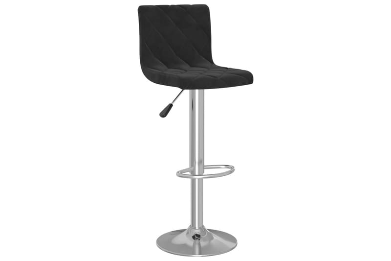 Barstolar 2 st svart sammet - Svart - Möbler - Matplats - Barmöbler - Barstolar