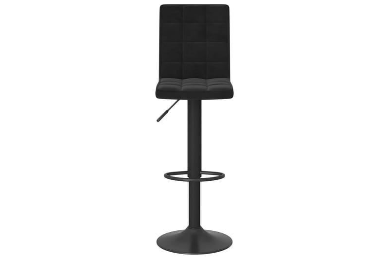 Barstolar 2 st svart sammet - Svart - Möbler - Matplats - Barmöbler - Barstolar