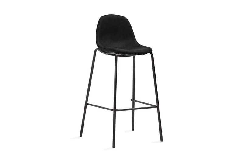 Barstolar 2 st svart tyg - Svart - Möbler - Matplats - Barmöbler - Barstolar