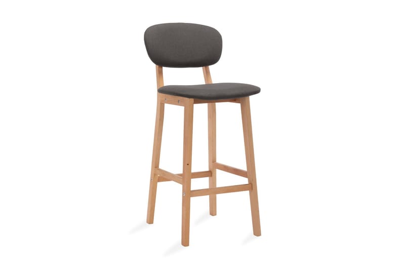 Barstolar 2 st taupe tyg - Brun - Möbler - Matplats - Barmöbler - Barstolar