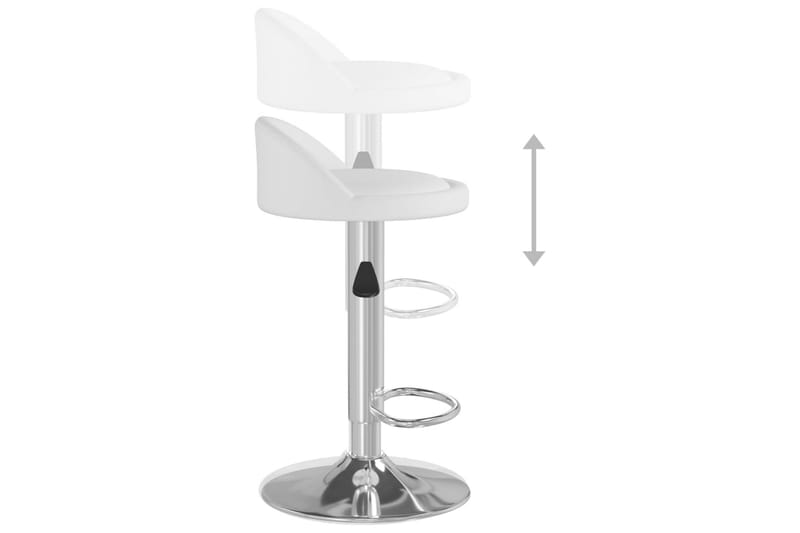 Barstolar 2 st vit konstläder - Vit - Möbler - Matplats - Barmöbler - Barstolar