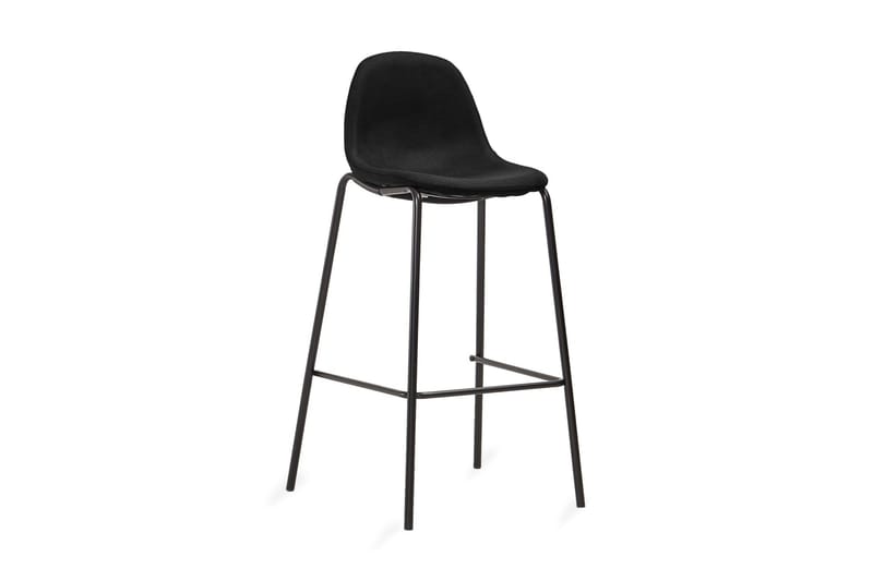 Barstolar 4 st svart tyg - Svart - Möbler - Matplats - Barmöbler - Barstolar