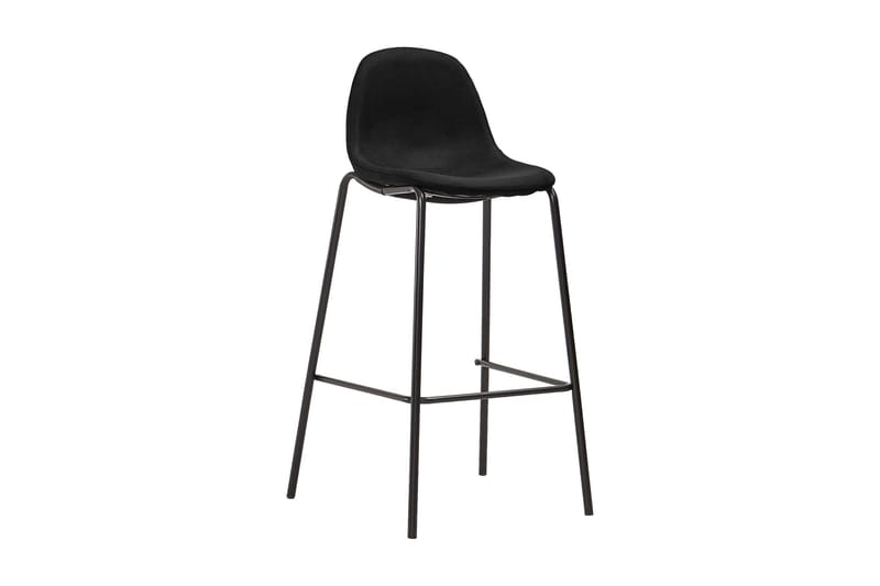 Barstolar 6 st svart tyg - Svart - Möbler - Matplats - Barmöbler - Barstolar