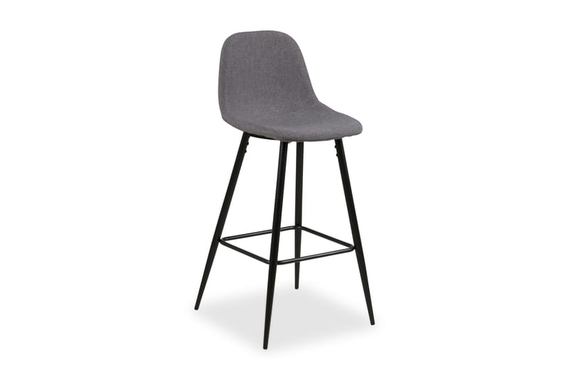 BILMA Barstol Ljusgrå/Svart - Grå - Möbler - Matplats - Barmöbler - Barstolar