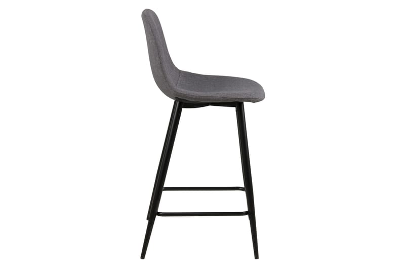 BILMA Barstol Ljusgrå/Svart - Grå - Möbler - Matplats - Barmöbler - Barstolar