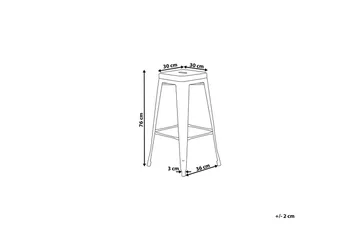 Cabrillo Barstol 36 cm - Svart - Möbler - Matplats - Barmöbler - Barstolar