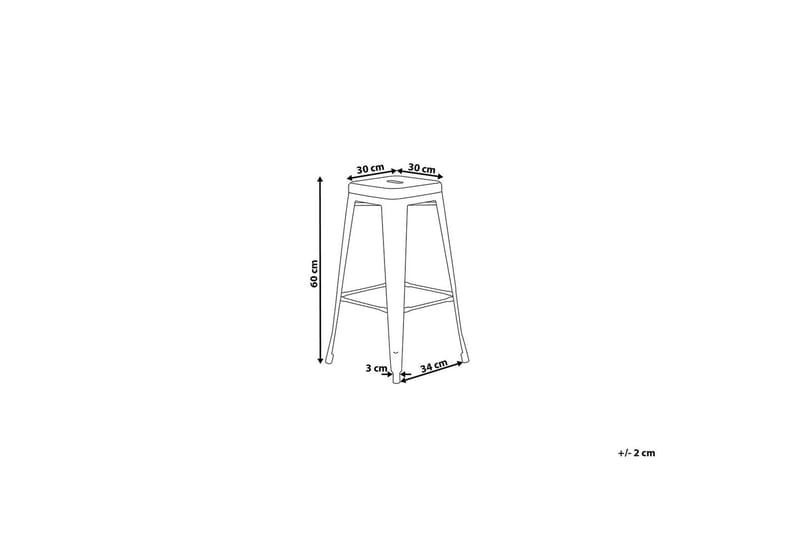 Cabrillo Barstol 40 cm - Silver - Möbler - Matplats - Barmöbler - Barstolar