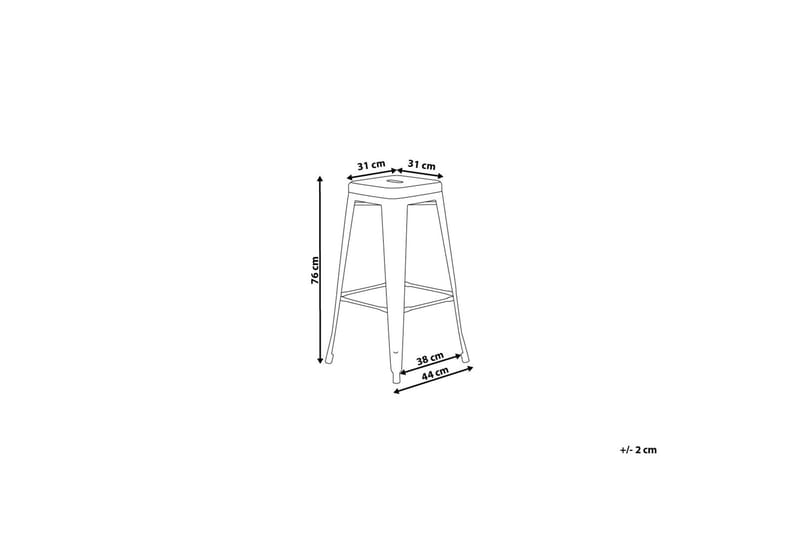 Cabrillo Barstol 44 cm - Gul - Möbler - Matplats - Barmöbler - Barstolar