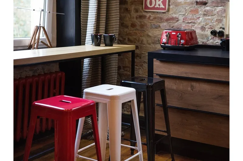 Cabrillo Barstol 44 cm - Vit - Möbler - Matplats - Barmöbler - Barstolar