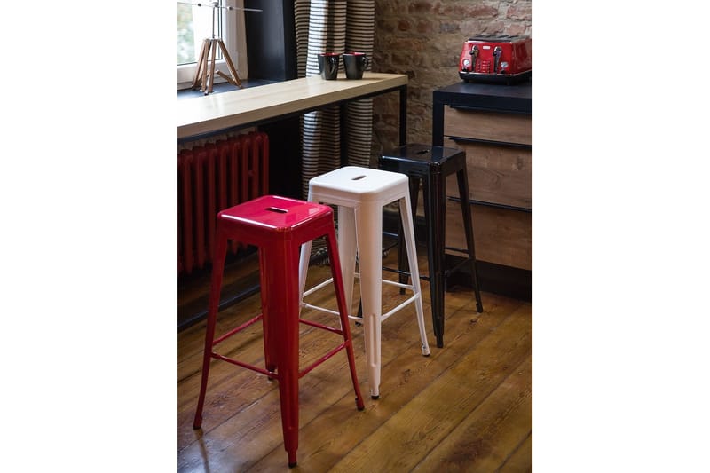 Cabrillo Barstol 44 cm - Vit - Möbler - Matplats - Barmöbler - Barstolar