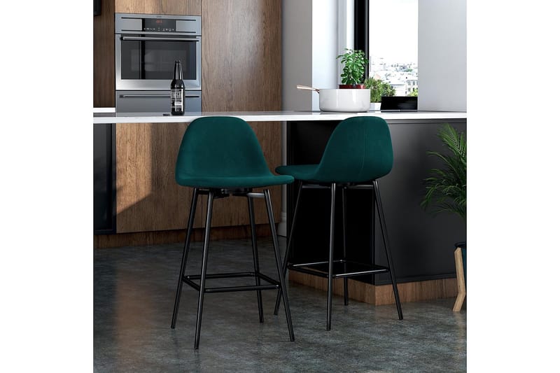 Calvin Barstol Grön/Sammet - Dorel Home - Möbler - Matplats - Barmöbler - Barstolar
