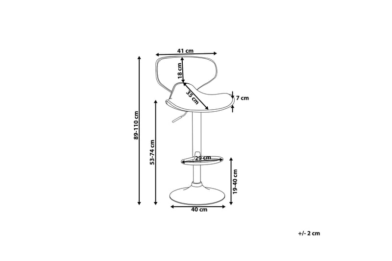 CONWAY Barstol 41 cm - Barstolar