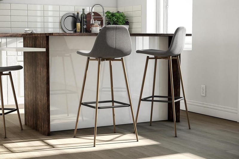 Copley Barstol Mörklinnegrå - Dorel Home - Möbler - Matplats - Barmöbler - Barstolar