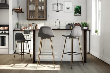 Copley Barstol Mörklinnegrå - Dorel Home - Möbler - Matplats - Barmöbler - Barstolar