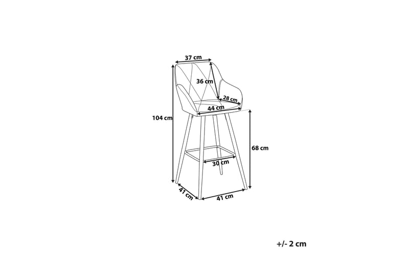 Darien Barstol 41 cm - Grå - Möbler - Matplats - Barmöbler - Barstolar