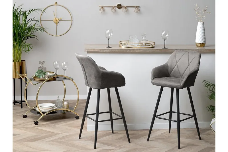 Darien Barstol 41 cm - Grå - Möbler - Matplats - Barmöbler - Barstolar