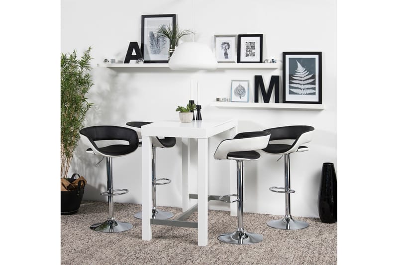 Elsita Barstol - Svart/Vit - Möbler - Matplats - Barmöbler - Barstolar