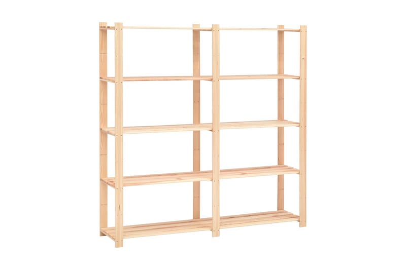 Förvaringshylla 5 hyllor 5 st 170x38x170 cm massiv furu 500 - Beige - Möbler - Matplats - Barmöbler - Barstolar
