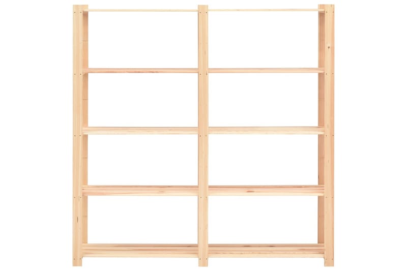 Förvaringshylla 5 hyllor 5 st 170x38x170 cm massiv furu 500 - Beige - Möbler - Matplats - Barmöbler - Barstolar