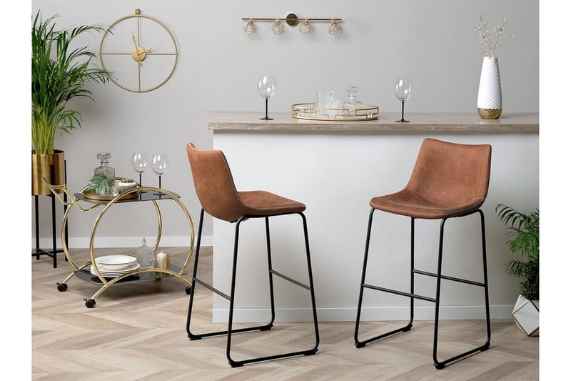 Franks Barstol 46 cm - Brun - Möbler - Matplats - Barmöbler - Barstolar