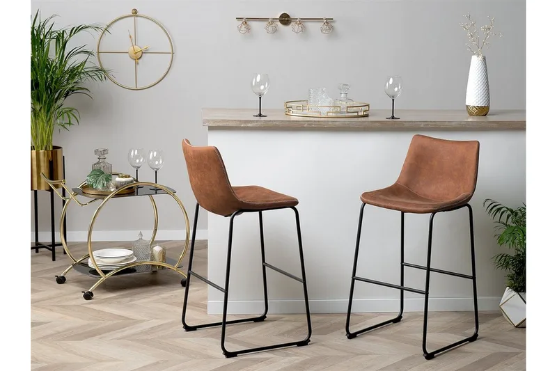 Franks Barstol 46 cm - Brun - Möbler - Matplats - Barmöbler - Barstolar