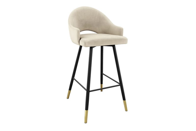 Glenarm Barstol Beige/Svart - Möbler - Matplats - Barmöbler - Barstolar