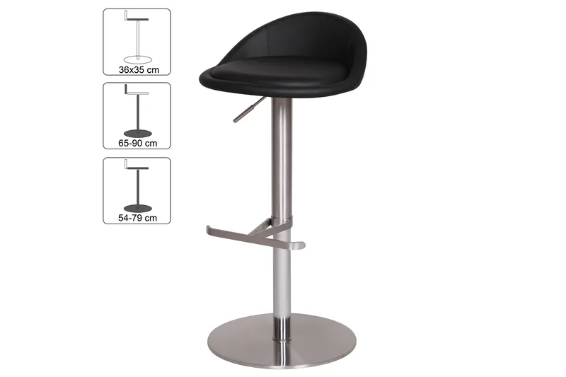 Grubbe Barstol - Svart - Möbler - Matplats - Barmöbler - Barstolar