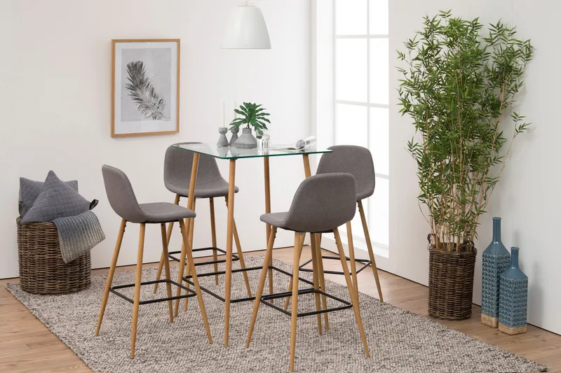 Lejone Barstol - Grå/Ek - Möbler - Matplats - Barmöbler - Barstolar